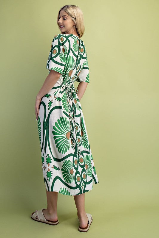 Green gigio dress
