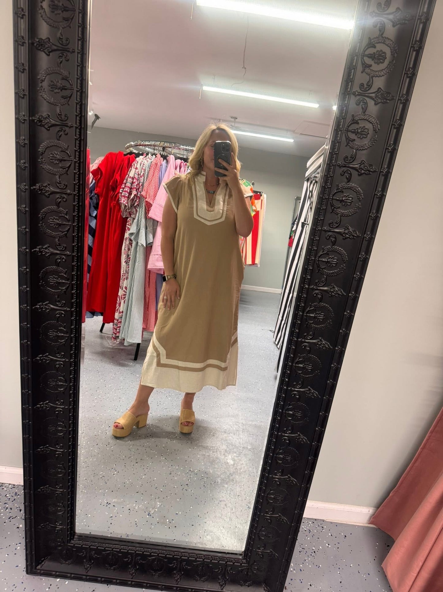 Tan Gigio dress