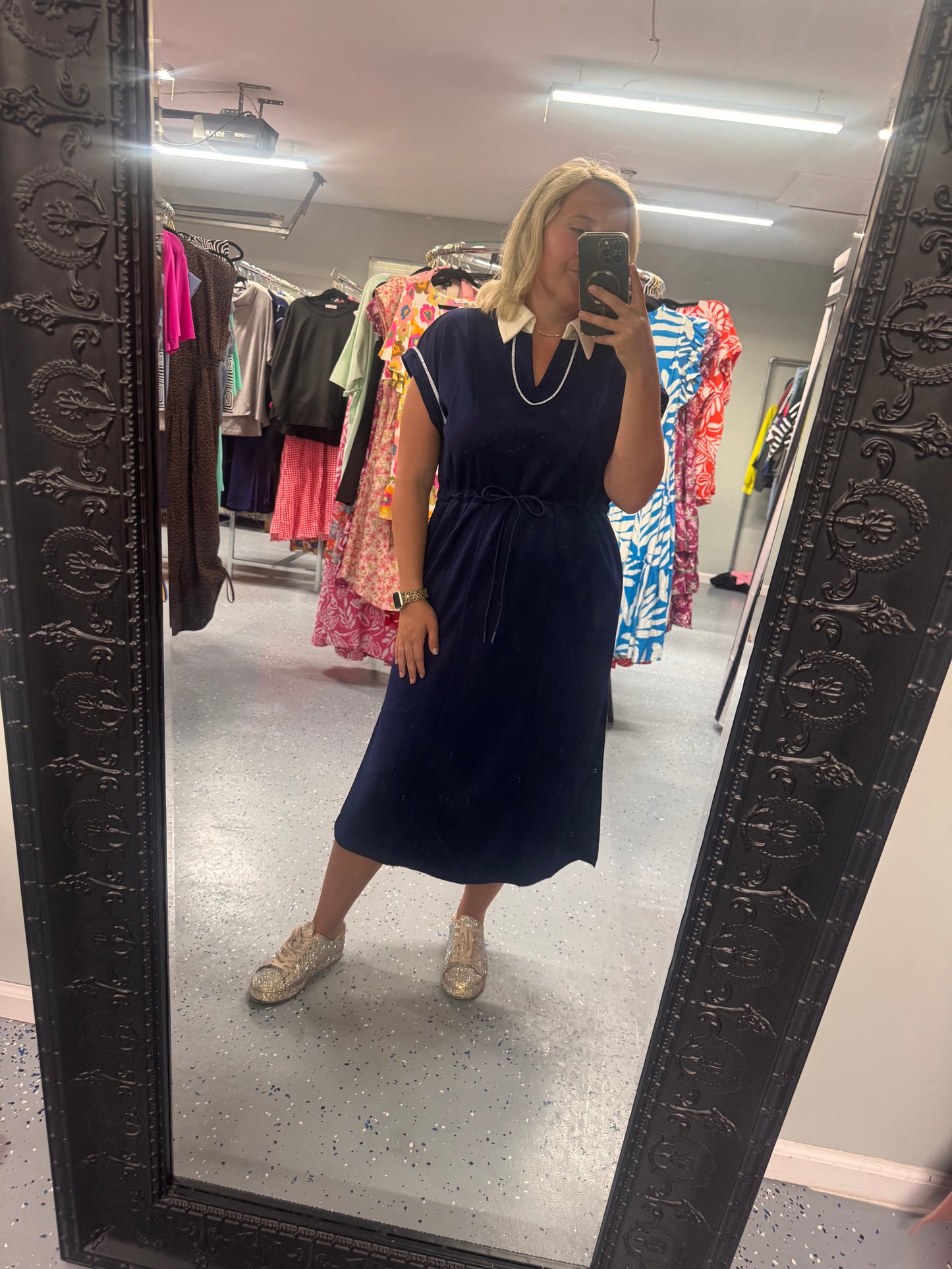 Navy scuba Umgee dress