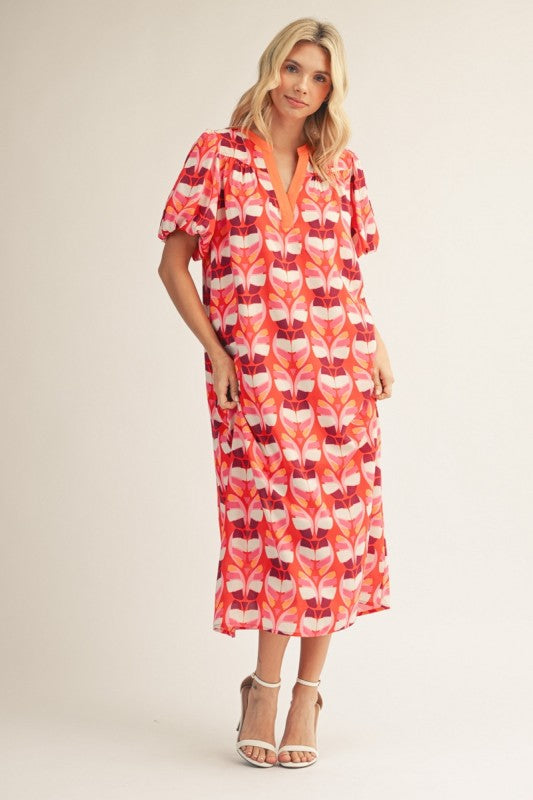 Colorful jodifil dress