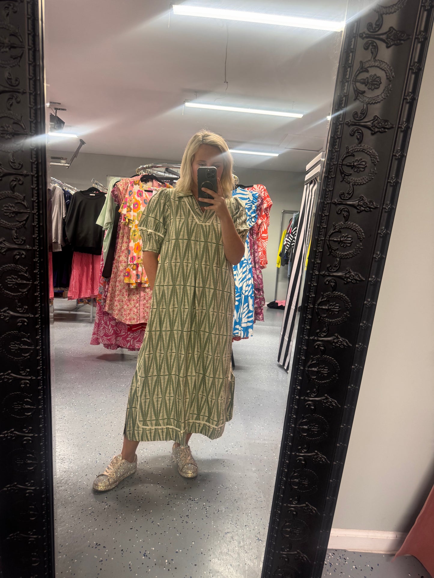 Sage green Umgee dress