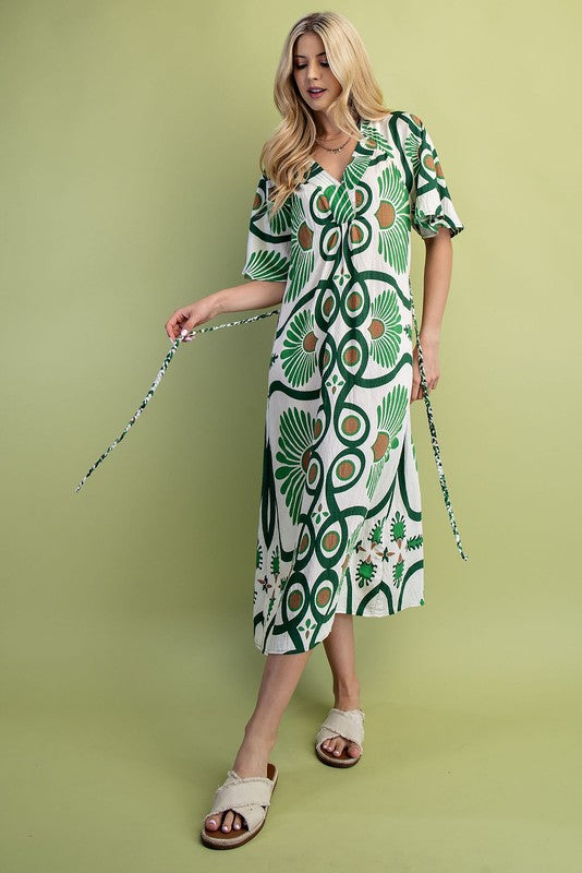 Green gigio dress
