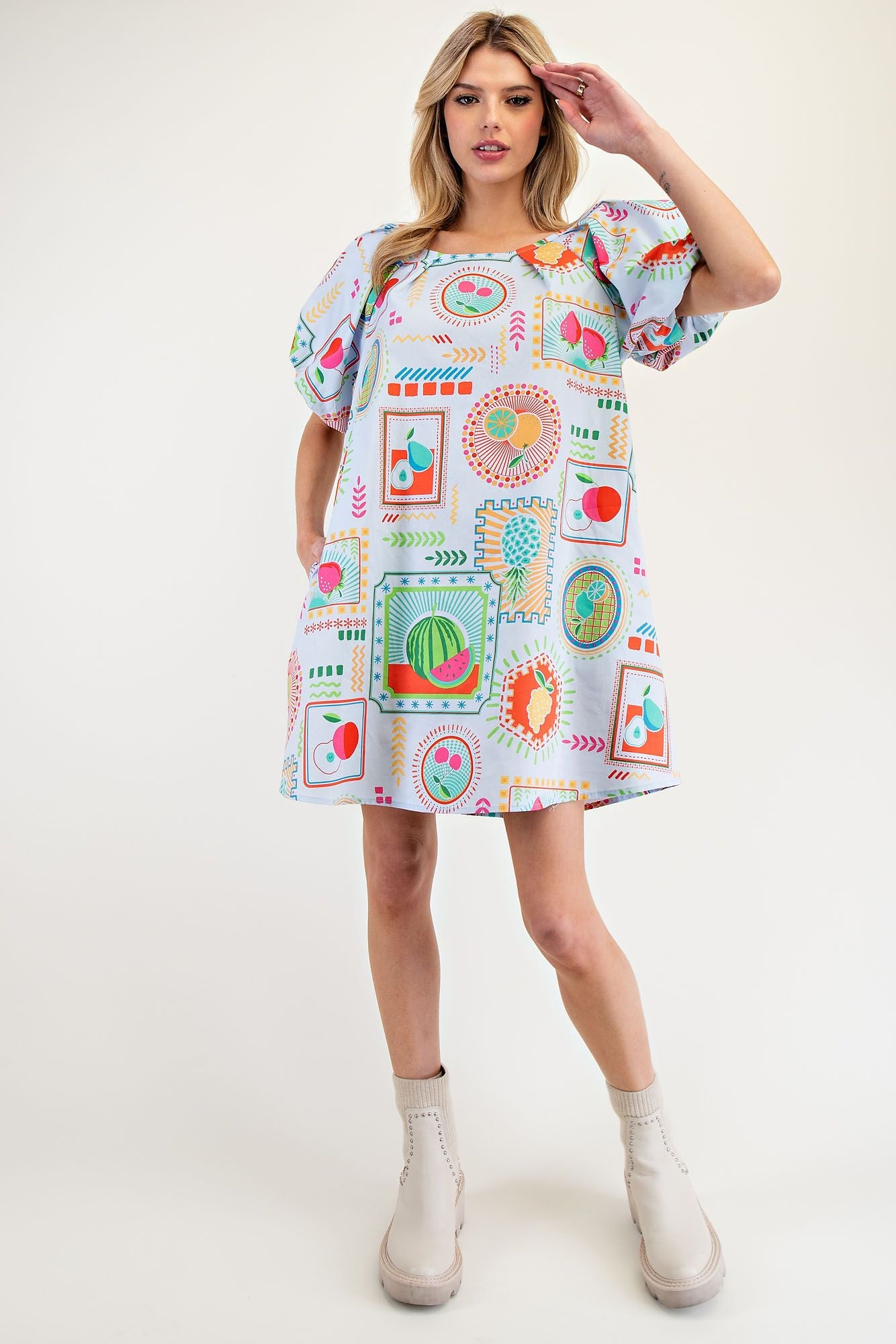Easel tropical dress
