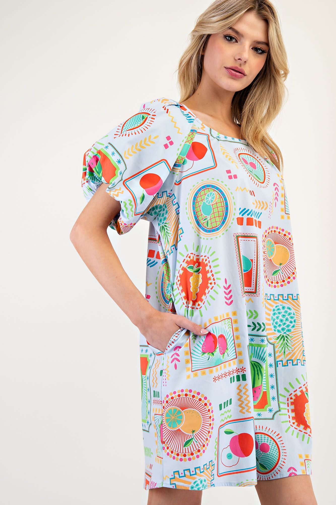Easel tropical dress