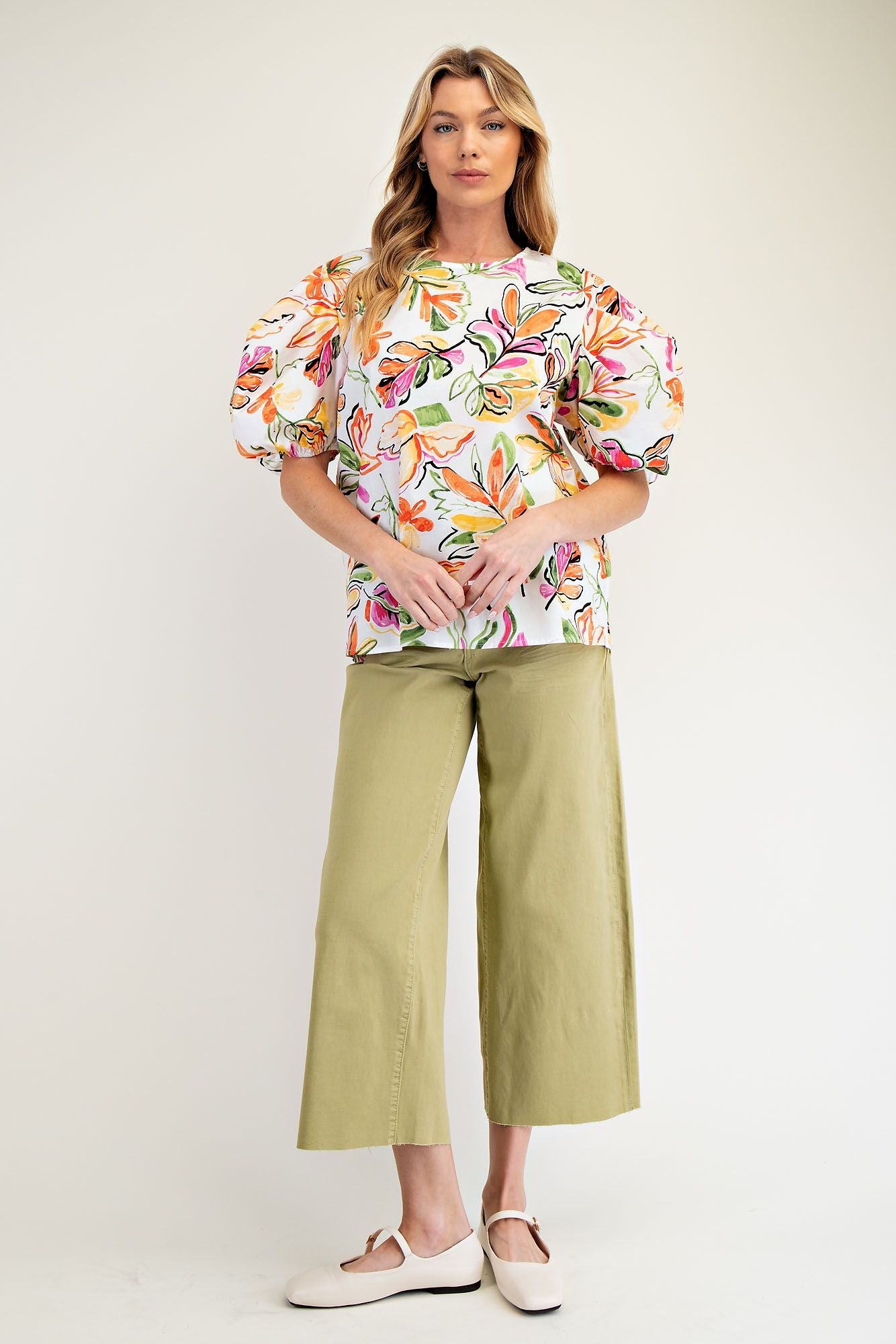 Easel floral top