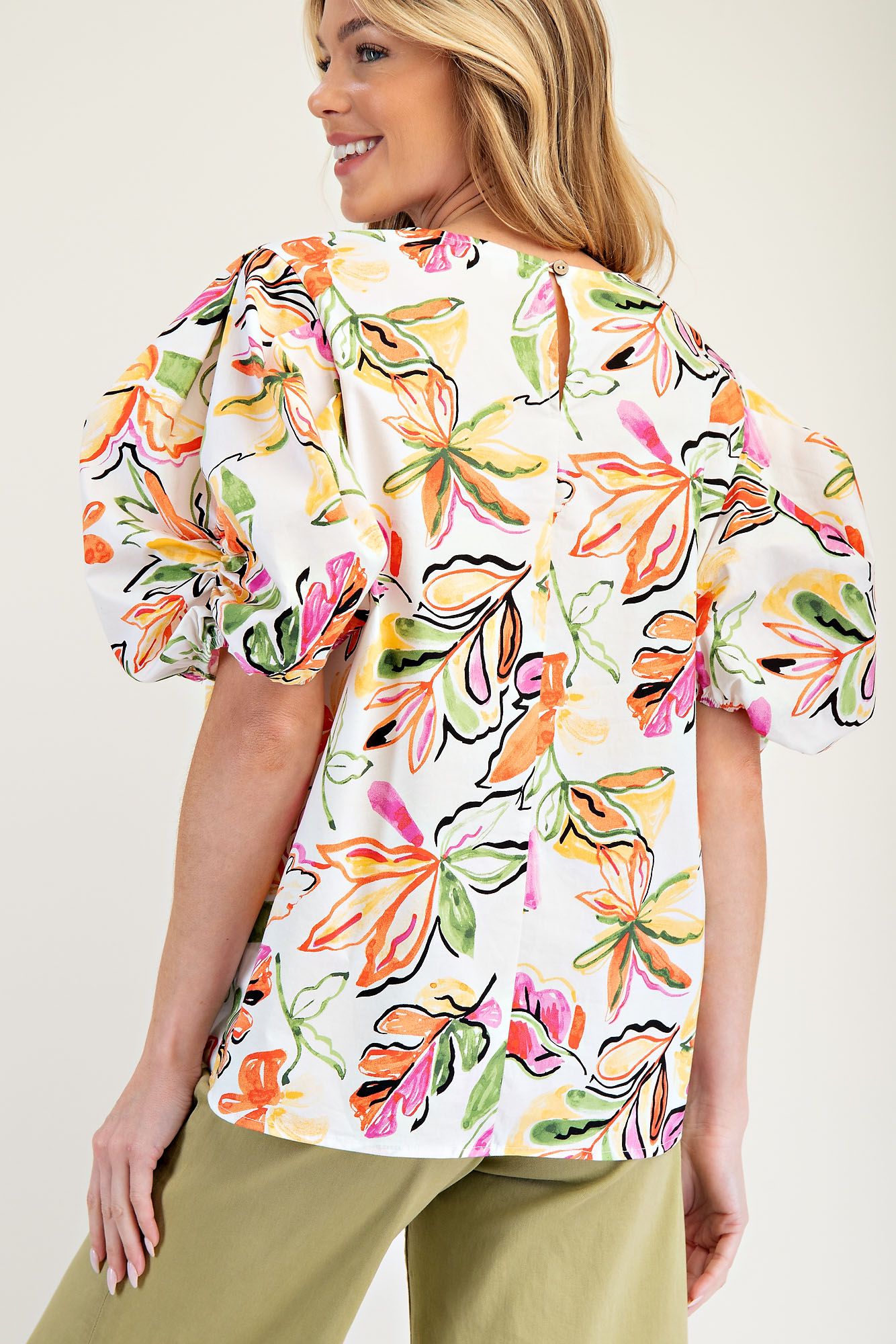 Easel floral top