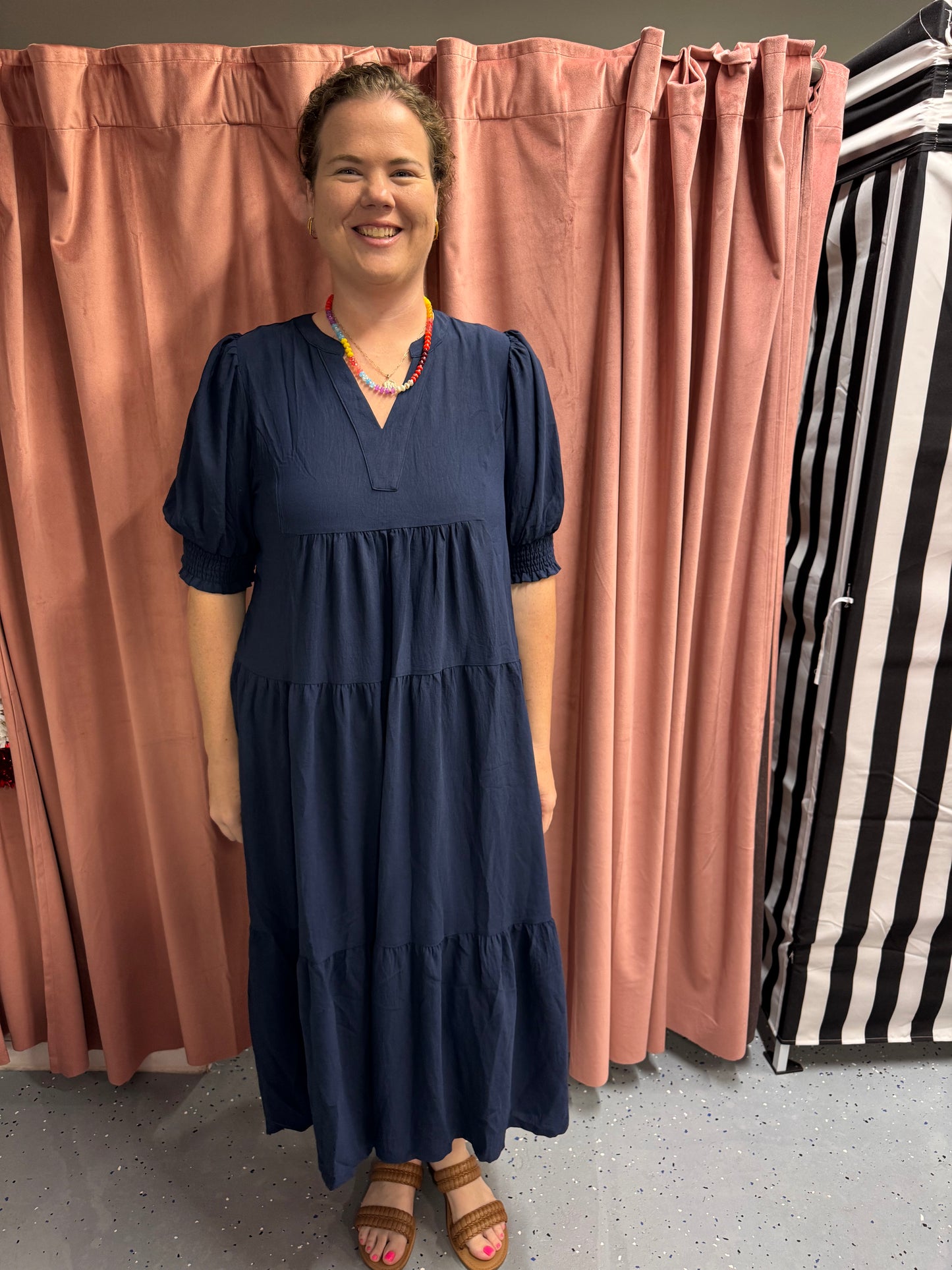 Navy umgee dress