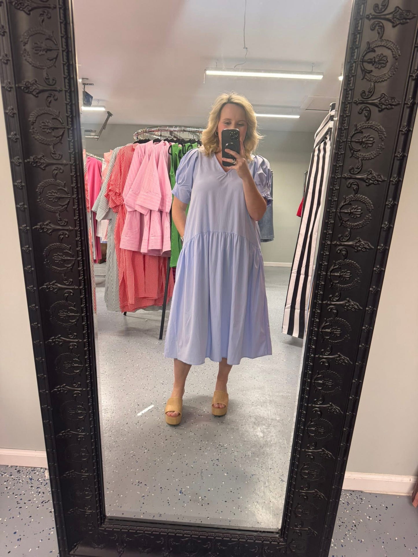 Periwinkle entro dress