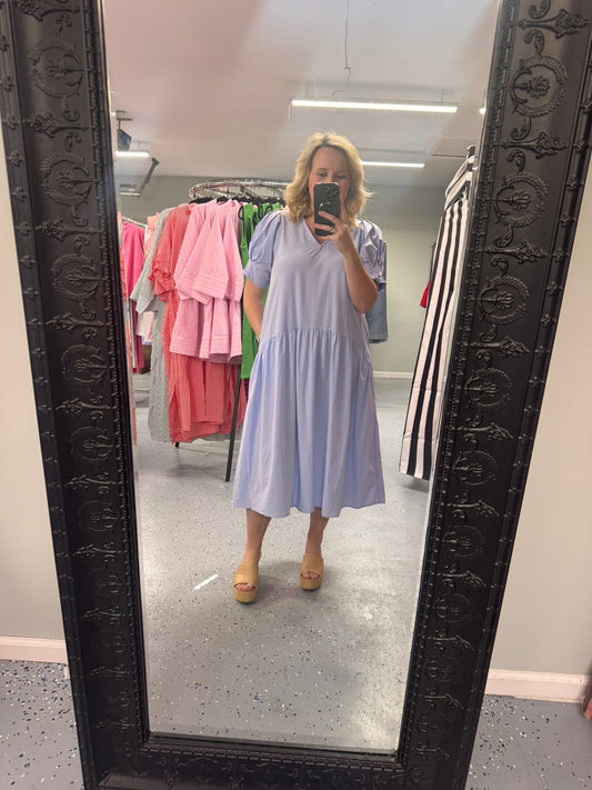 Periwinkle entro dress